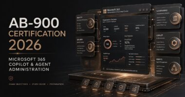 AB-900 Certification 2026 Microsoft 365 Copilot and Agent Administration