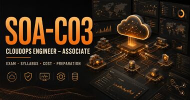 SOA-C03 AWS CloudOps Engineer Associate certification exam guide