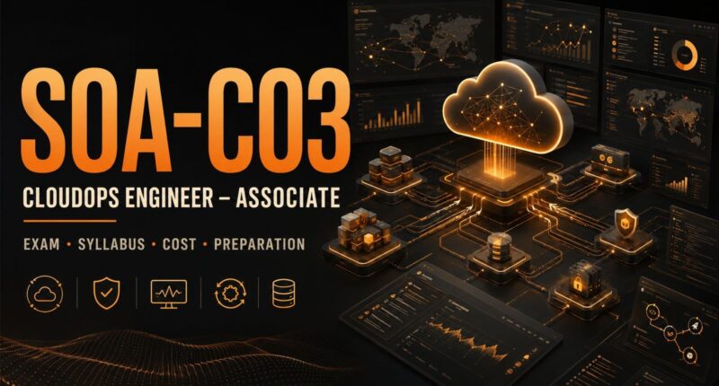 SOA-C03 AWS CloudOps Engineer Associate certification exam guide